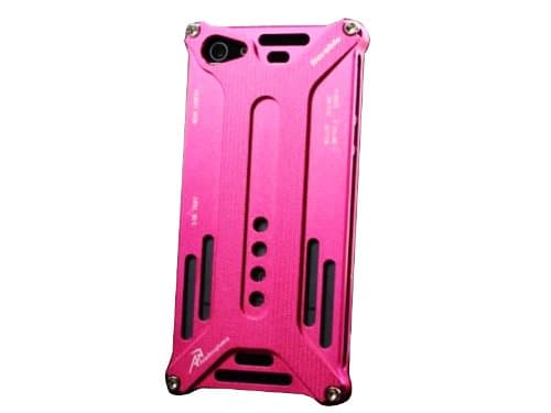 Transformers Aluminum Metal Frame Bumper Case cover for iPhone 5 5G Hot Pink