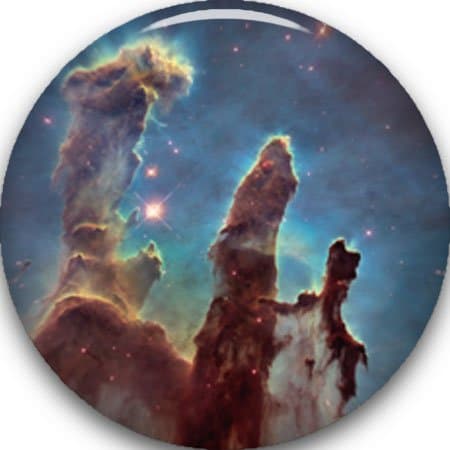 Golf Ball Marker 3/4" (19-20mm), Assorted Astronomy Designs to Choose from.