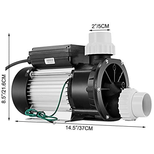 Happybuy Swimming Pool Pump 1 HP 110V Hot Tub Pump 0.75 Kw Water Circulation Pool Pump Spa Pump Above Ground Pool and Whirlpool Bath