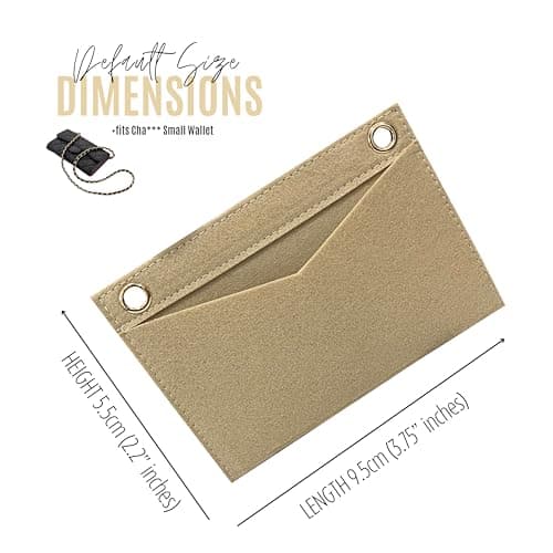 Card Holder Conversion Kit for Small Flap Wallet Insert & Chain Strap, Classic Small Wallet on Chain, Credit Card Holder Insert Crossbody Converter Kit (120cm Old Silver Metal Chain, Mint)