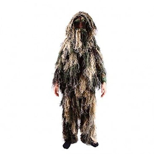 Kids Army Camouflage Netting Ghillie Suit