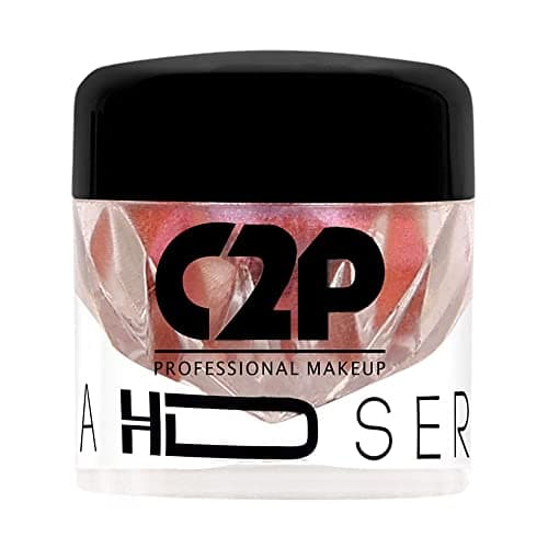 C2P Pro Eyeshadow Pigment for Eye Makeup - 2g | Long-Lasting and Highly Pigmented Loose Precious Pigments with Metallic Effect | Cosmetics For Women and Girls,Wild Maroon 403, 2 grams