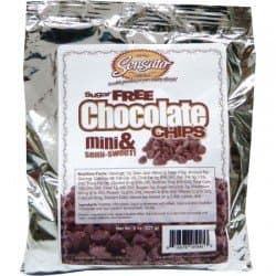 Sensato Sugar Free Chocolate Chips (Drops) 227 g, Diabetic, Low Carb