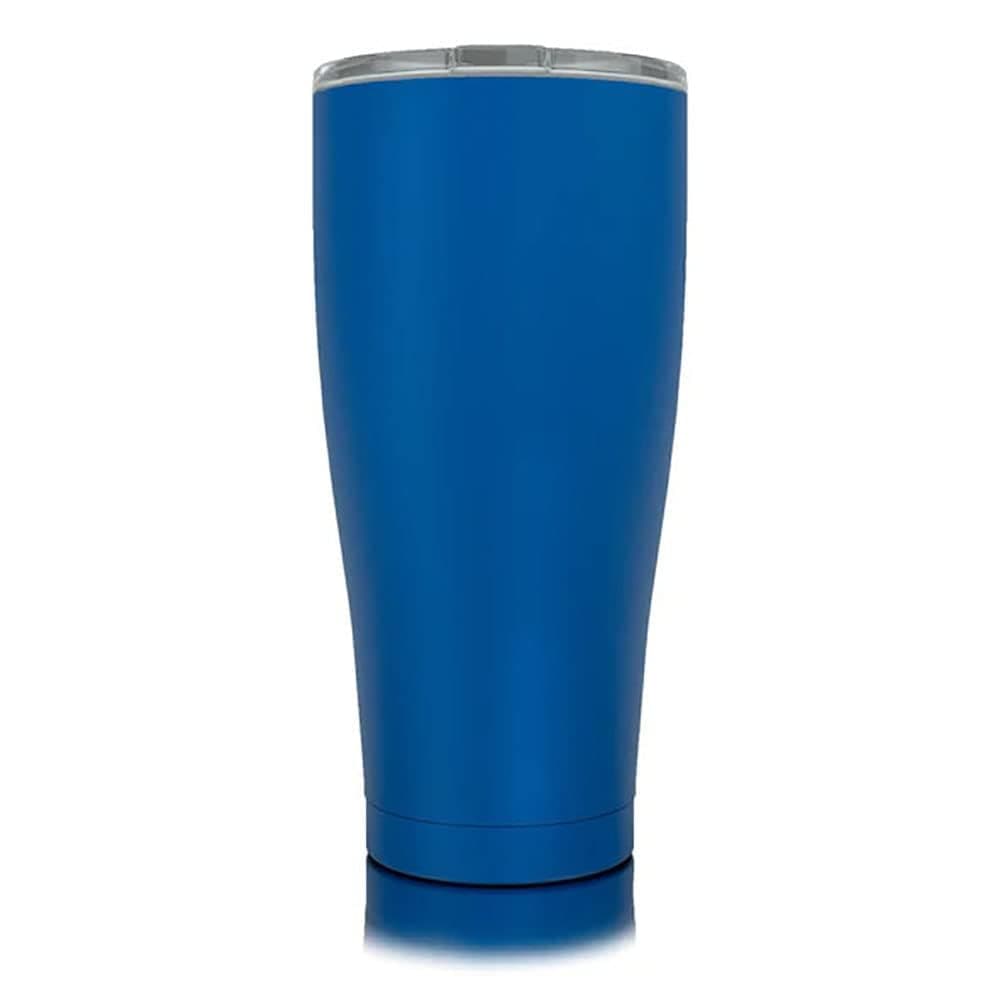 SIC 30oz Insulated Travel Tumbler Mug, Premium Double Wall Stainless Steel, Leak Proof BPA Free Lid (Matte Deep Blue)