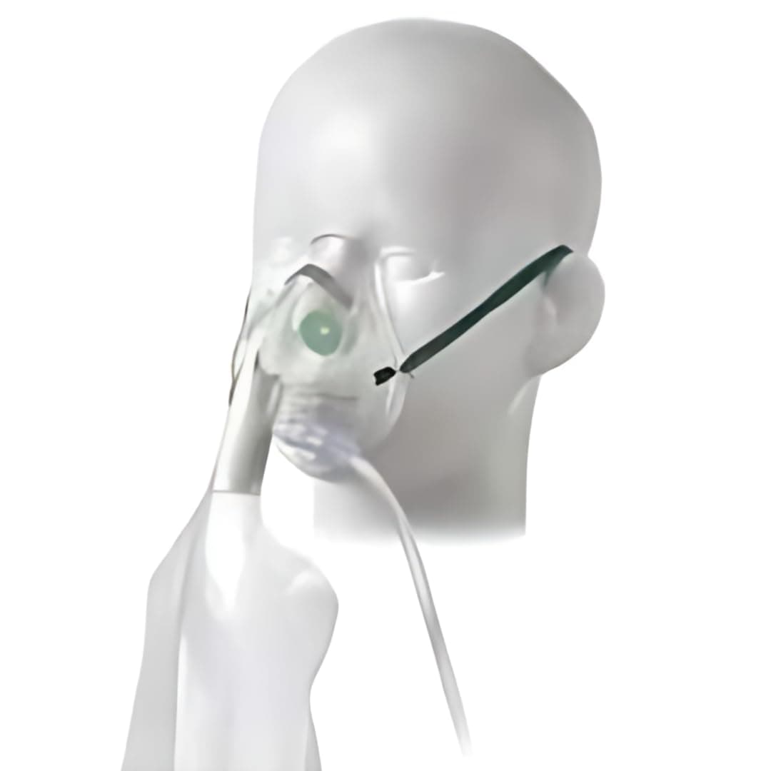 Intersurgical Paediatric, High Concentration Oxygen mask with Tube, 2.1m