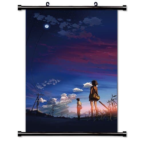 WWSEVEN 5 Centimeters per Second Anime Fabric Wall Scroll Poster (16 x 24) Inches