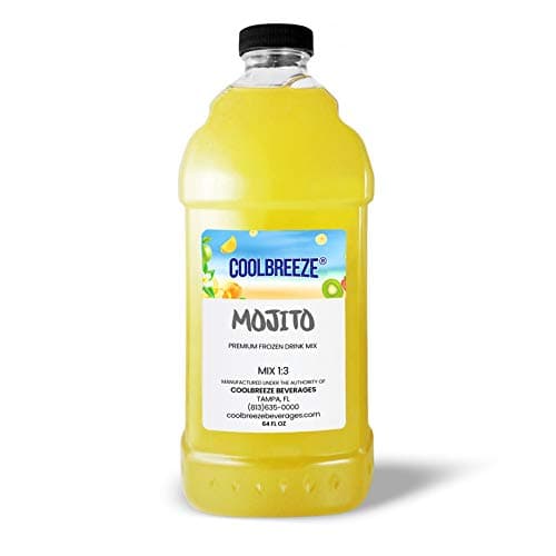 Coolbreeze Beverages Ready to Use Premium Frozen Slush Drink Mix - Mojito - 1/2 gal