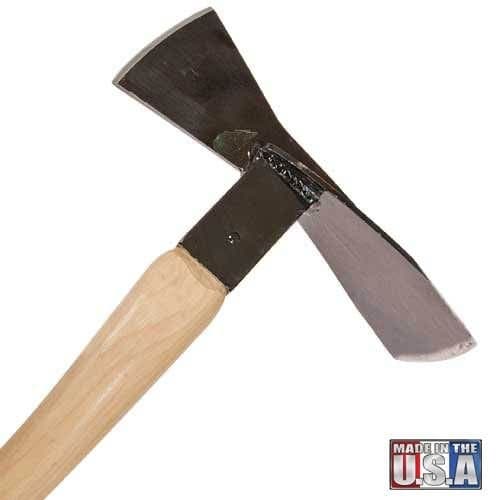 55HX Pulaski Hoe Axe with Wooden Handle - 40-inch, Natural