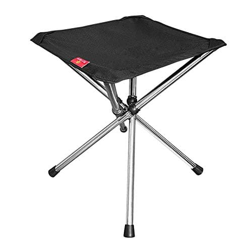 PORLAE Folding Stool Lightweight, Foldable Portable Camping Stool with Carry Bag, Portable Chair Durable Comfortable for Adults Fishing Hiking Gardening Beach