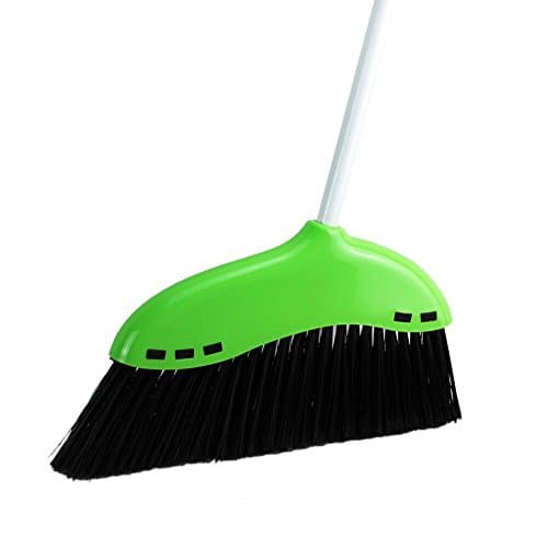Long Handle Broom Power Corner Large Angle Broom Use for Indoors or Outdoors Easy for Brooming, Sweeping, Cleaning, Housekeeping