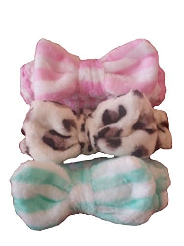 Fluffy Cute Soft Fun Head Hair Band Multicolor multi designs 3 pack - Comes with free gift!