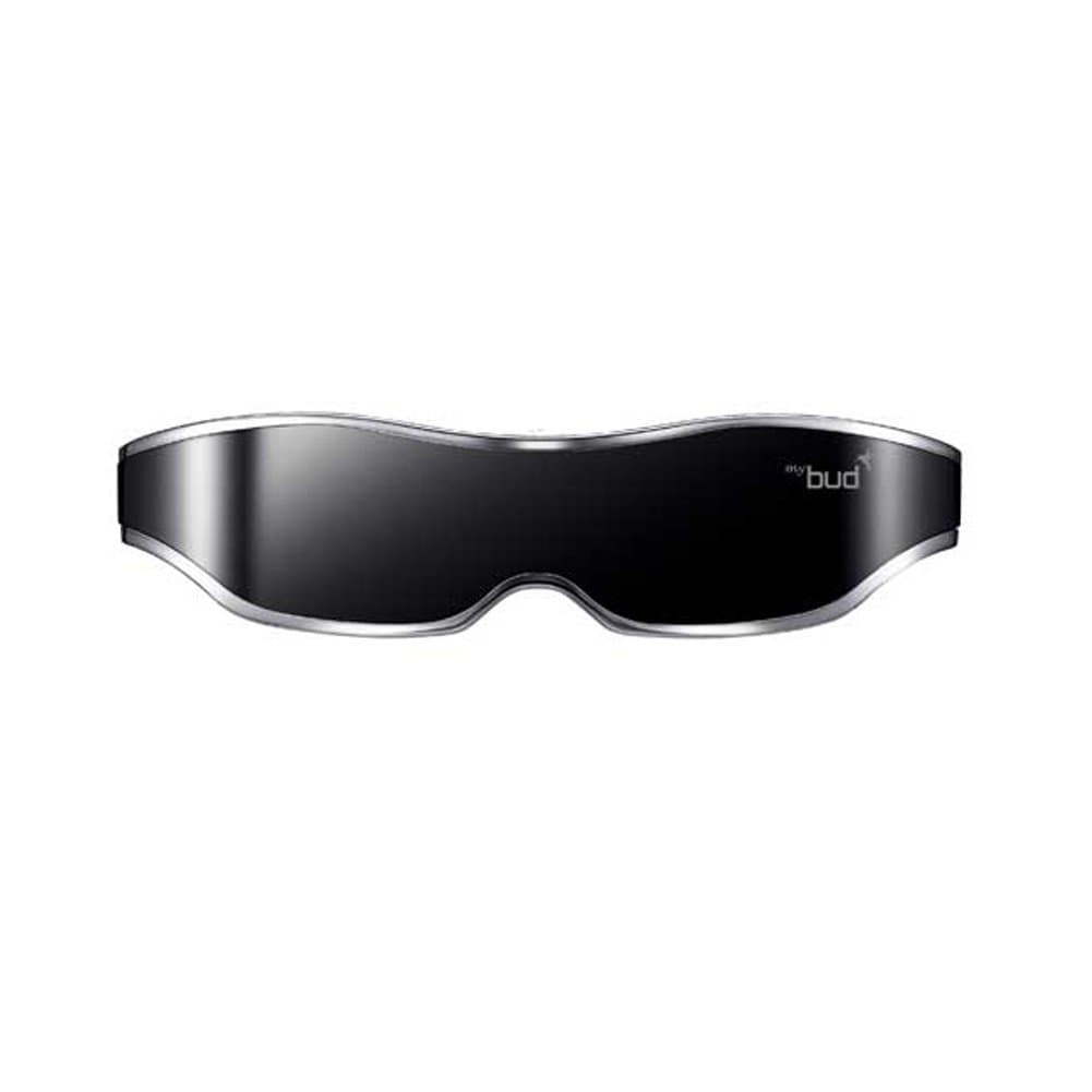 [Black] NEW ACCUPiX Mybud 3D Viewer Glasses 100 inch Head Mount Display Virtual Screen