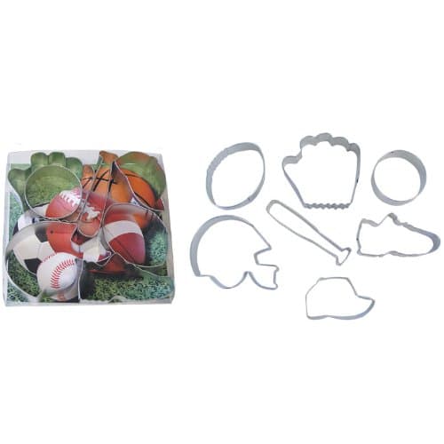 Sports Tin Cookie Cutter 7 Pc Set L1805
