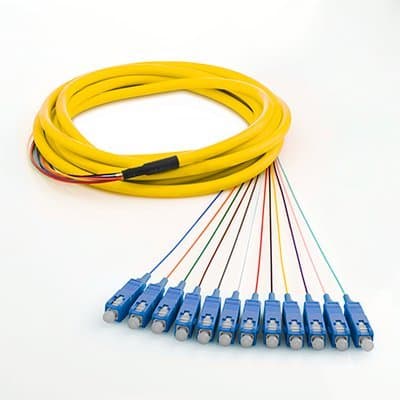 12F Fiber Optic Pigtail SM SC/UPC 3M