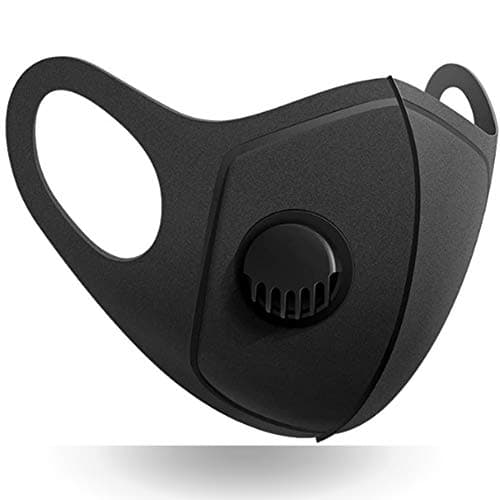 Irisvito Unisex Dustproof Mask Washable Reuseable Breathing Valve Mask Half Face Bike Mask