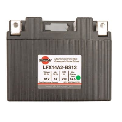 ShoraiLithium-Iron Battery LFX14L2-BS12 for KTM 300 XC-W (E-Start) 2008-2018