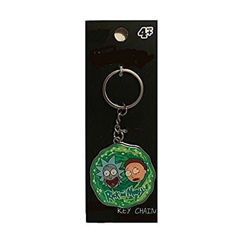 Hot Properties Rick and MOTRY, Officially Licensed Original Artwork, Metal Keychain