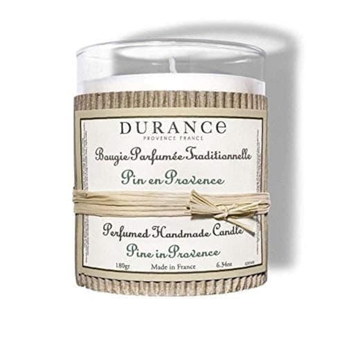 Durance Precious Amber Perfumed Handmade Candle 180g – Luxury Scented Candle with Glass Jar – 40hrs Long Burning Candle - Home Fragrance Aromatherapy Candle