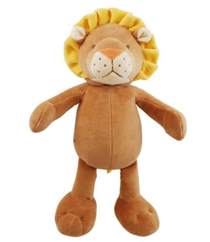 Simply Fido Leo 10-Inch Brown Lion Squeakers Dog Toy