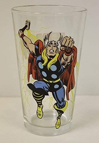 JUSTSWAG NBGRLVS Thor Classic Collection 'Toon Tumbler 16 Oz. Pint Glass Marvel Comics â€¦