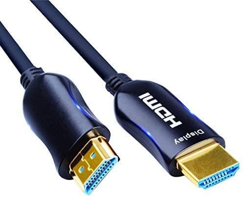 LBG Products HDMI Fiber Optic Cable 2.0 33FT Support 4K 60Hz 3D HDR 4:4:4 Dolby High-Speed 18.2 Gbps HDCP2.2,ARC, fits for Playstation 4 PS3 & Nintendo Switch, Xbox 360 One, Roku TV Box,10m