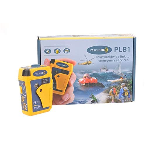 Ocean Signal PLB1 Personal Locator Beacon | GPS technology | 406 MHz distress signal | Compact & lightweight | Waterproof | Programmed for UK