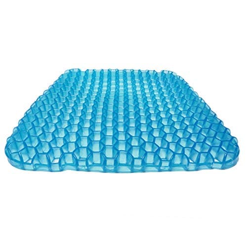 SESEAT Gel Seat Cushion Breathable Honeycomb with Non Slip Cover for Chair Office Car Wheelchair Gel Cushion Seat Pad