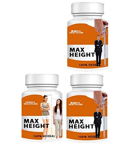 Zemaica Healthcare Max Height Growth Capsule Pack of 3