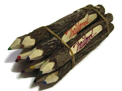 Branch & Twig Graphite Pencils, 10-pcs., Approximately 17cm.