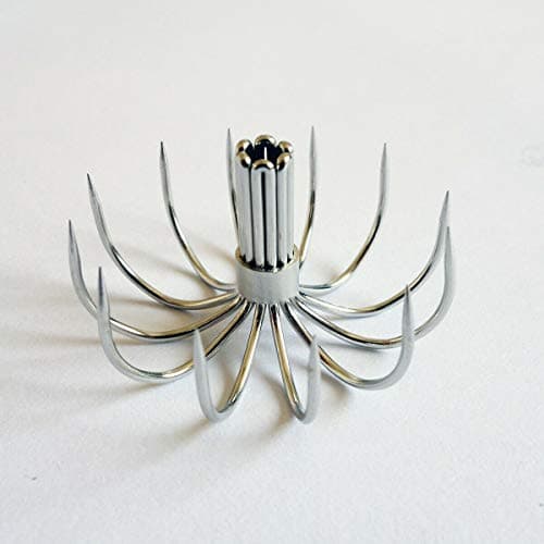 50PC 12Point Shrimp Nickel Squid Hooks 28mm EGI Squid JIGS Spider Hooks