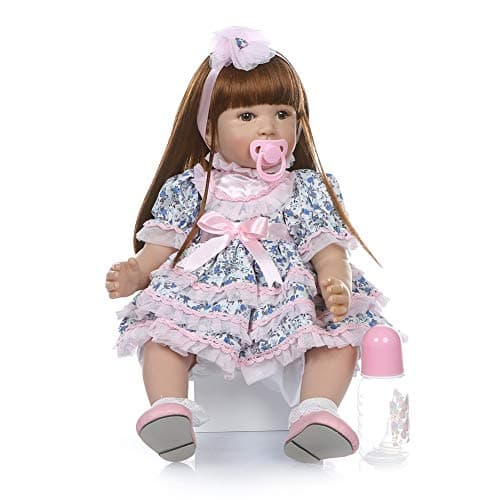Ocs Reborn Baby Dolls 22inch Lifelike Soft Silicone Vinyl Real Newborn Handmade Silicone Doll