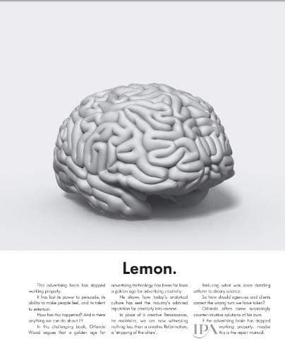 Lemon. How the advertising brain turned sour. Paperback – 15 Oct. 2019