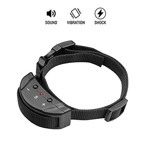 Petiner Bark Collar Shock Dog Collar No Bark Electric Safe Anti-Barking Collar, Humane and Harmless, No Pain, Effective for Small, Medium, Large Dogs with Battery