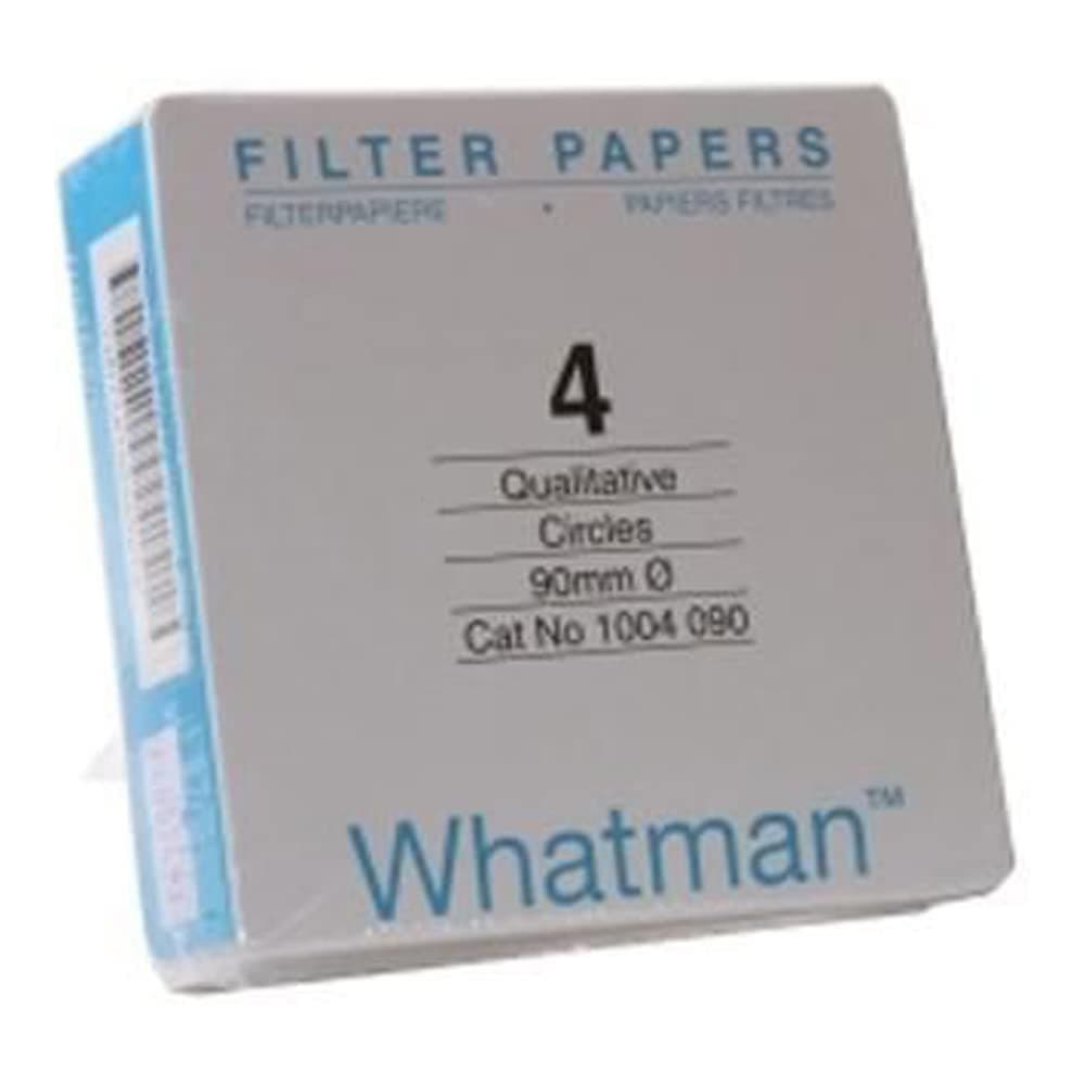 Whatman 1004-150 定量的フィルターペーパーサークル 20-25ミクロン 3.7s/100mL/平方インチ 流量 グレード4 直径150mm (100個パック)