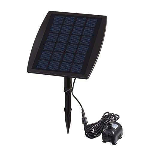 Gofurther GYD90 9V/2.5Watts Solar Power Panel Kit Water Pump With 17.7" Maximum Water Height For Garden Pond Fountain Pool Plants Caring Bird bath