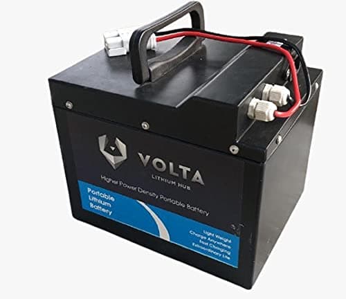 Volta Lithium Hub 48V 25AH Lithium Battery Pack with 6A Charger