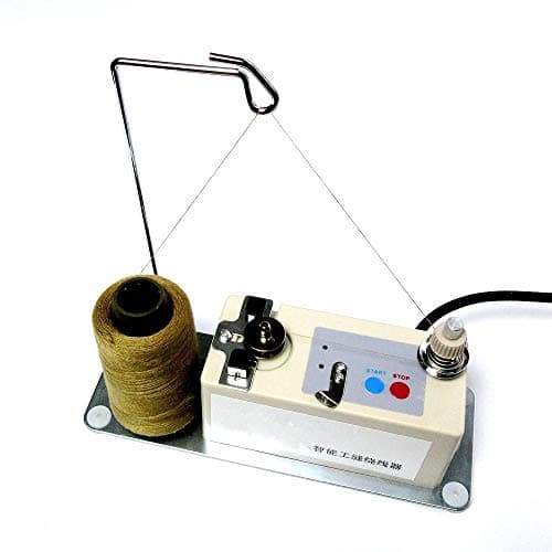 Automatic Shut Off Bobbin Winder +Thread Stand Fits All Type Bobbins Universal (220V w/UK Plug)