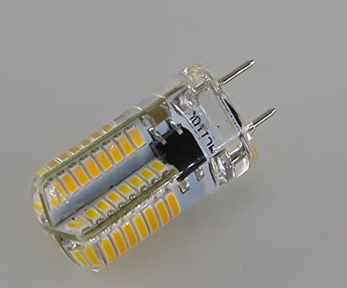 Maxfire lot of 2pcs 110v-120V 3w G8 Dimmable SMD 3014 64LEDS warm White 3000k 20W-30W Halogen Replacement for Crystal Ceiling Lamp Light