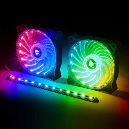 Spirit of Gamer Kit 120 mm Fan + Airlight RGB LED Bar RGB with Remote Control: The Ultimate Kit For Customising Your Setup.