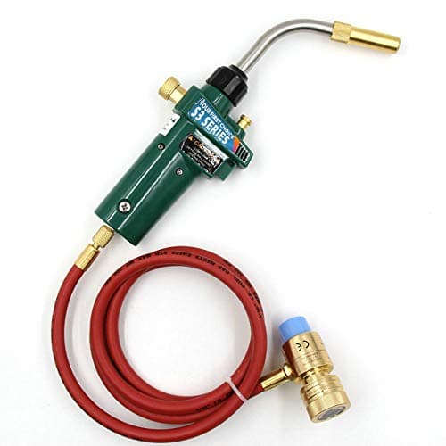 MAPP Welding Gas Torch Gas Self Ignition Turbo Torch With Hose Solder Propane Welding Torch For Plumbing Air Conditioning Heating