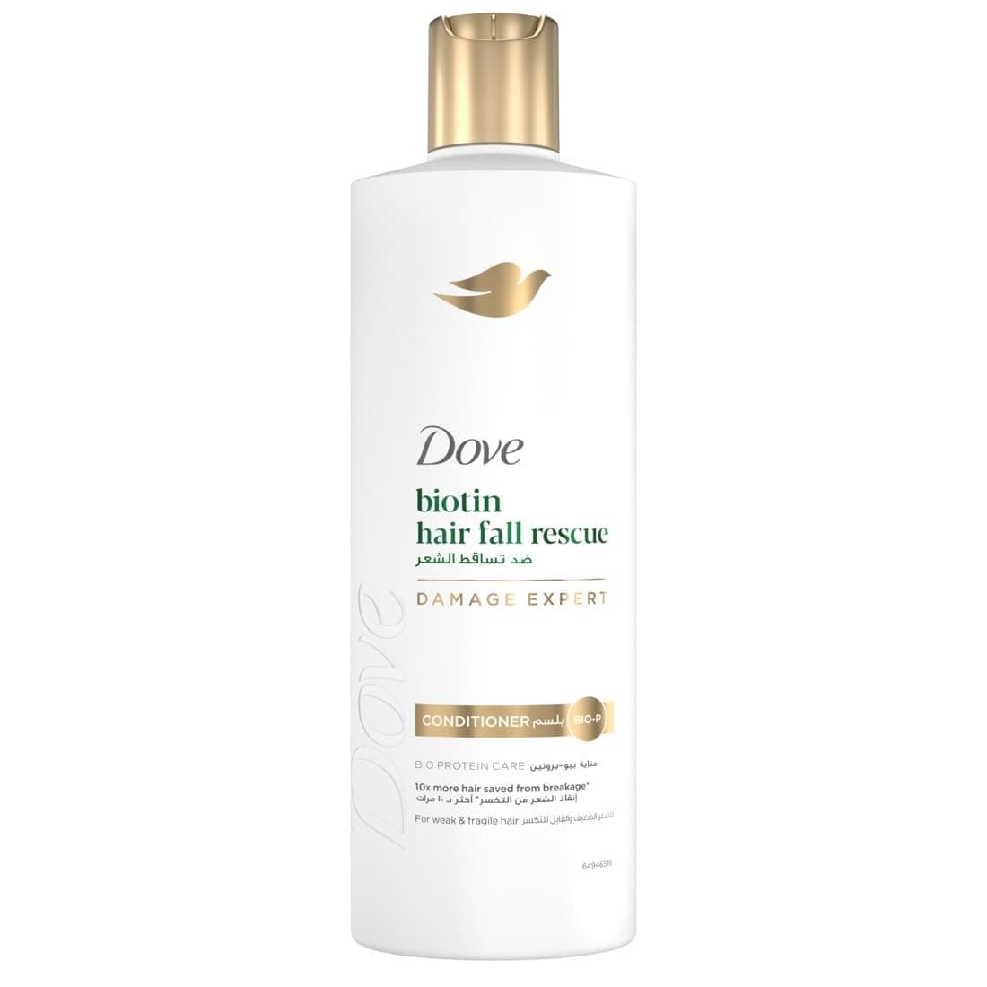 DOVE Conditioner, hair fall rescue, 10x more hair saved from breakage*, 350ml