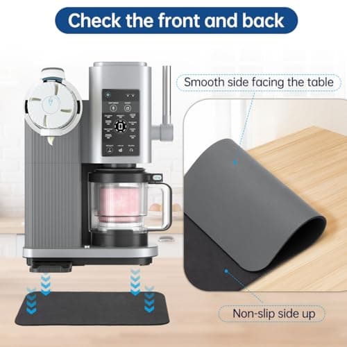 Sliding Pad Compatible with Ninja Swirl by CREAMi Ice Cream and Soft Serve Maker NC701 - Easy to Slide the Ice Cream Maker on the Kitchen Countertopp - Accessories for Ninja Swirl Creami Maker