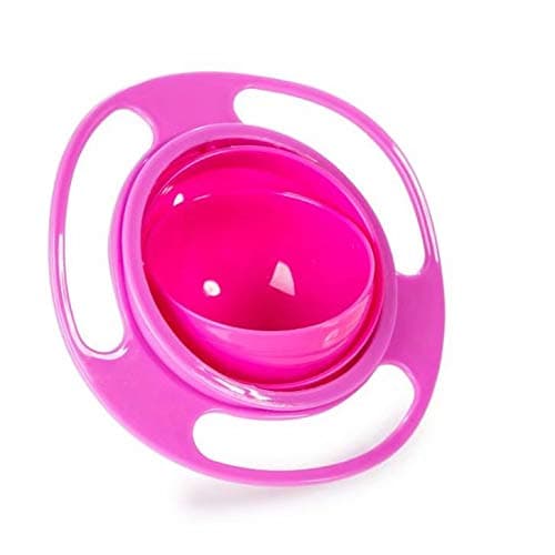 360 Degree Rotating Non Spill Kids Food Spill Proof Bowl