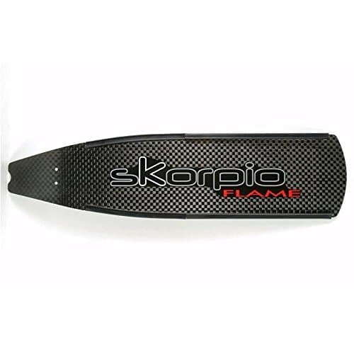 C4 Skorpio Flame Carbon Fin Blade Set - Black - #40
