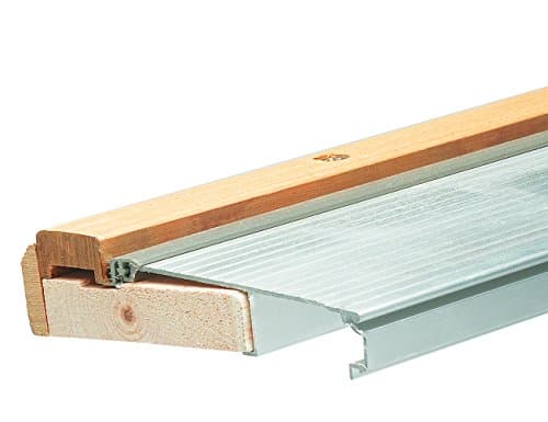Frost King TAOC36A Adjustable Aluminum and Oak Sill Threshold, 3' L x 5-5/8" W x 1-3/8" H, Mill Finish
