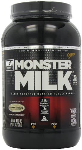 CytoSport Monster Milk, Cookies and Cream, 2.06 Lbs Tub