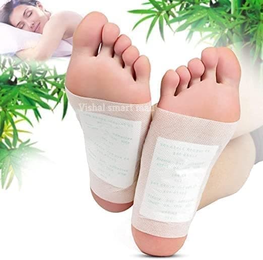 - Cleansing Detox Foot Patches pack of 50 pads foot cleaning detoxing pad (pack of 50) White