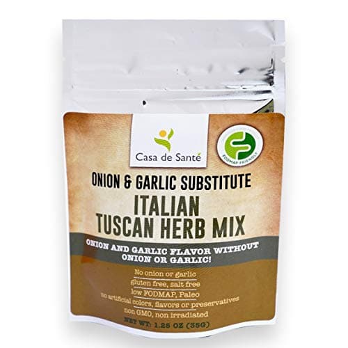 Paleo Seasoning, Healthy Spices for the Low FODMAP Diet (Tuscan Herb Seasoning) - No Onion No Garlic, Gluten-Free, Whole 30, All Natural, Non GMO, Non Irradiated - Casa de Sante (1.25 oz)