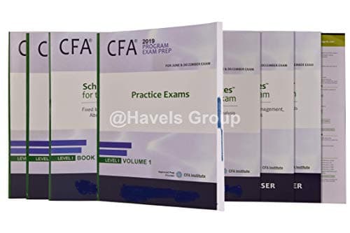 2019 CFA Level 1 Complete set of 7 Books (5 Syllabus + 2 Practice books) Unknown Binding