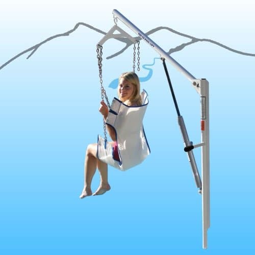 Aqua CreekProducts F-03EZPL EZ Pool Lift with Anchor - 400lb Capacity